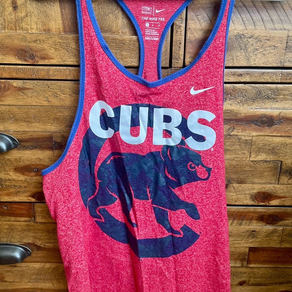 Nike Red Cubs Graphic Tank Top